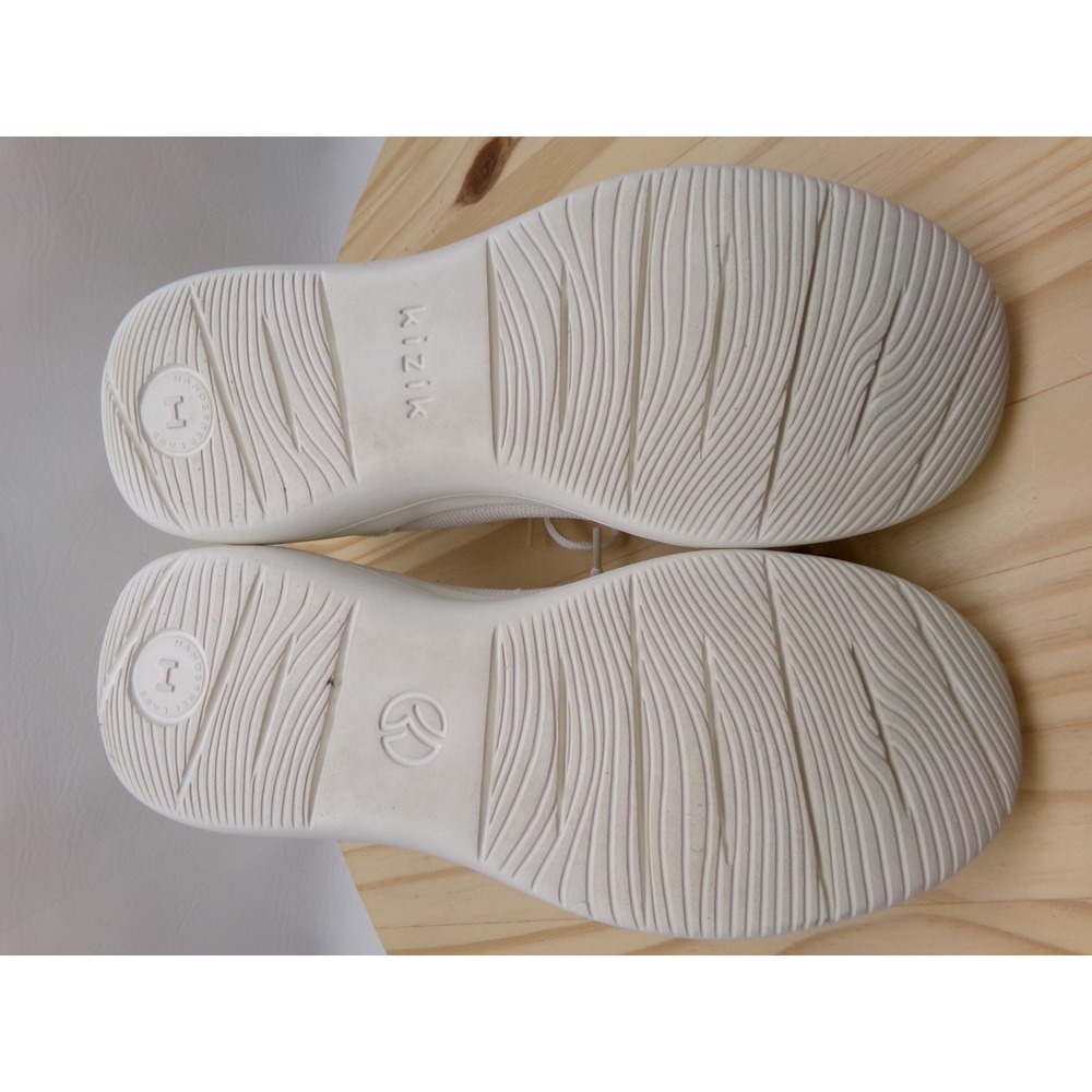 Kizik Madrid Knit Shoes Unisex Mens 8 Womens 9.5 Off White Hands Free Sneakers - Picture 5 of 7